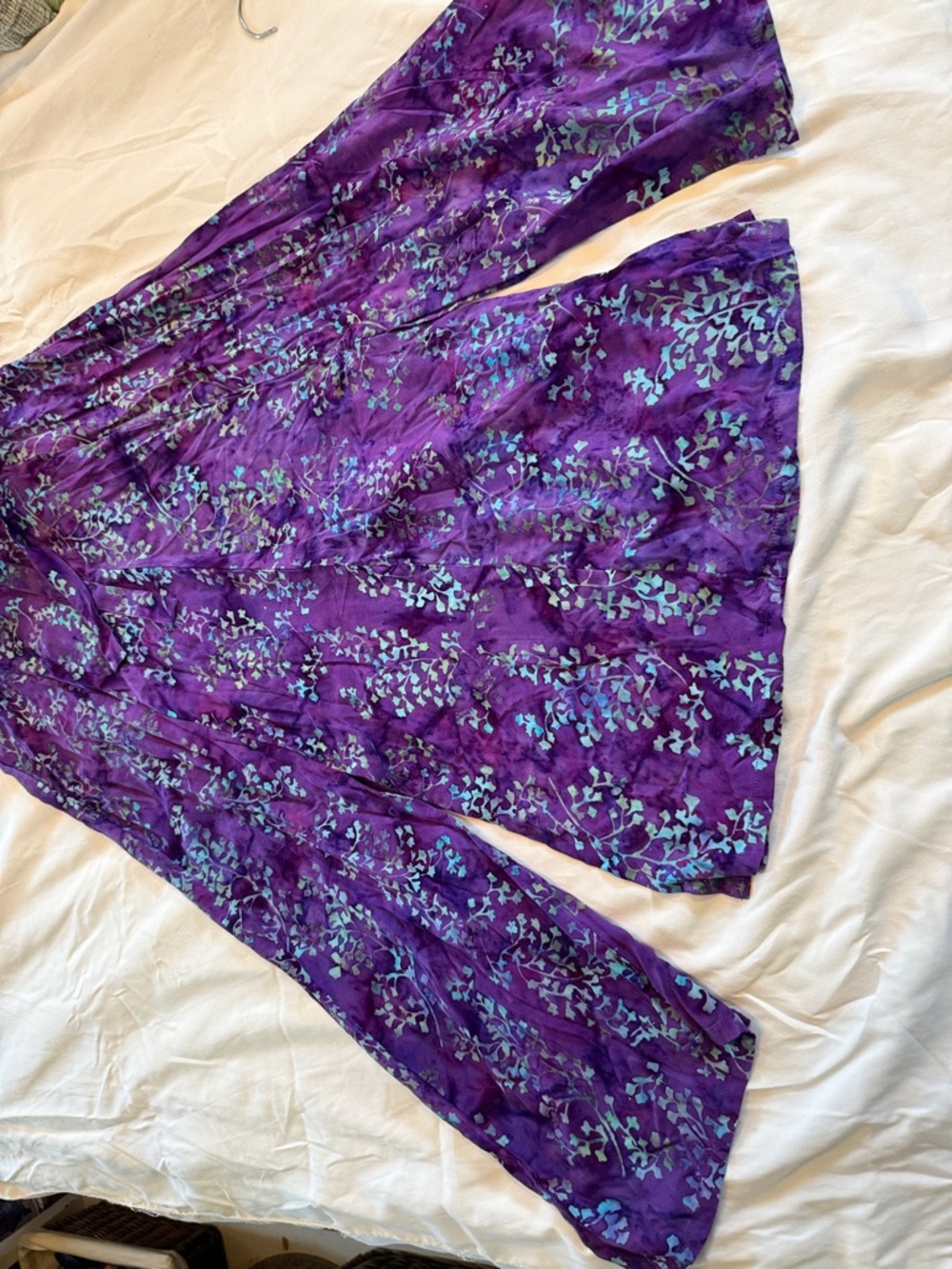 Eagle Ray Traders Sleeveless Purple Floral Midi Dress - Picture 5 of 7